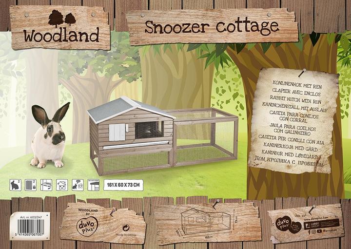 Productafbeelding EBI Duvo+ Woodland Konijnenren Silvestre Cottage