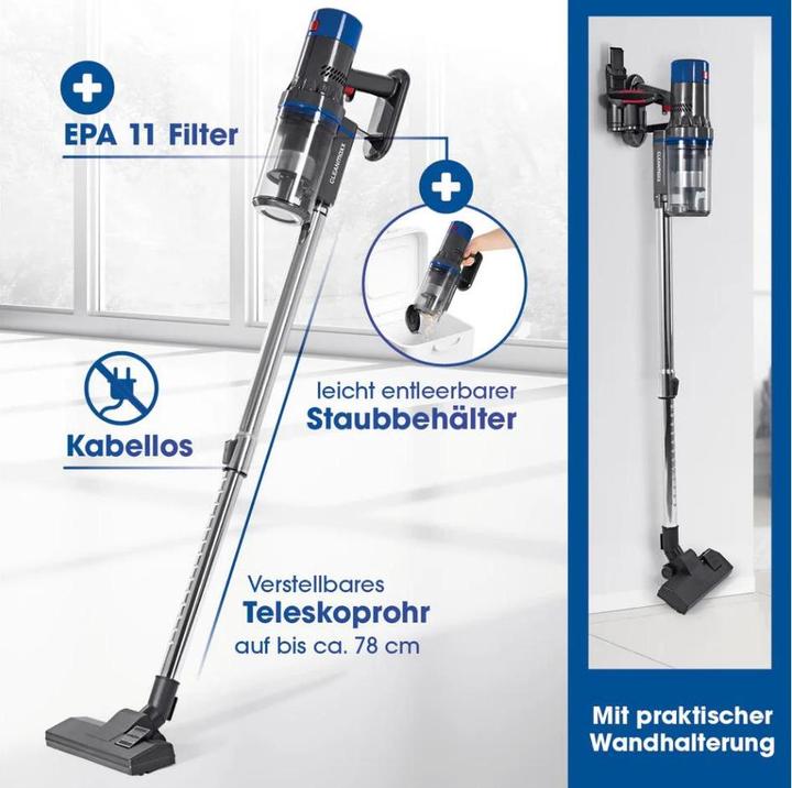 Image du produit CleanMaxx aspirateur à main multifonction sans fil, aspiration, soufflage et aspiration sous vide