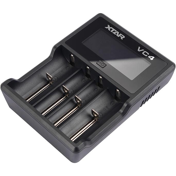 Xtar VC4 (1 Stk., A, C, D, AA, AAA, AAAA, Ladegerät ohne Akku), Akku Ladegerät