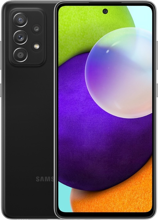 Samsung Galaxy A52 5G EE Enterprise Edition EU (128 GB, Black, 6.40", Dual SIM, 64 Mpx, 5G)