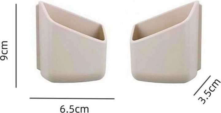 Produktbild JTI Sonnenbrillenhalter fürs Auto - Beige - 2 Stk