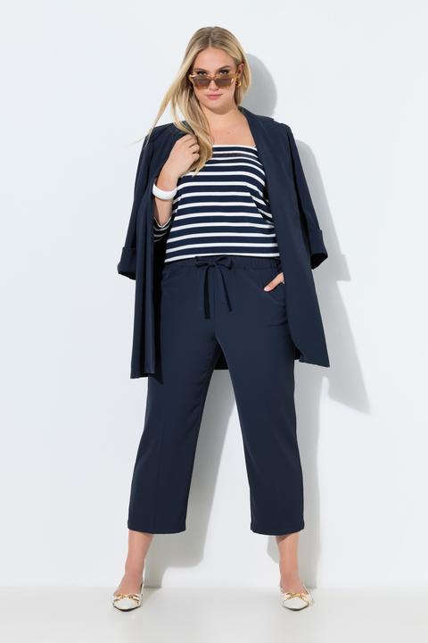 Image du produit Ulla Popken Pantalon 7/8 à pinces. Taille élastique (48)