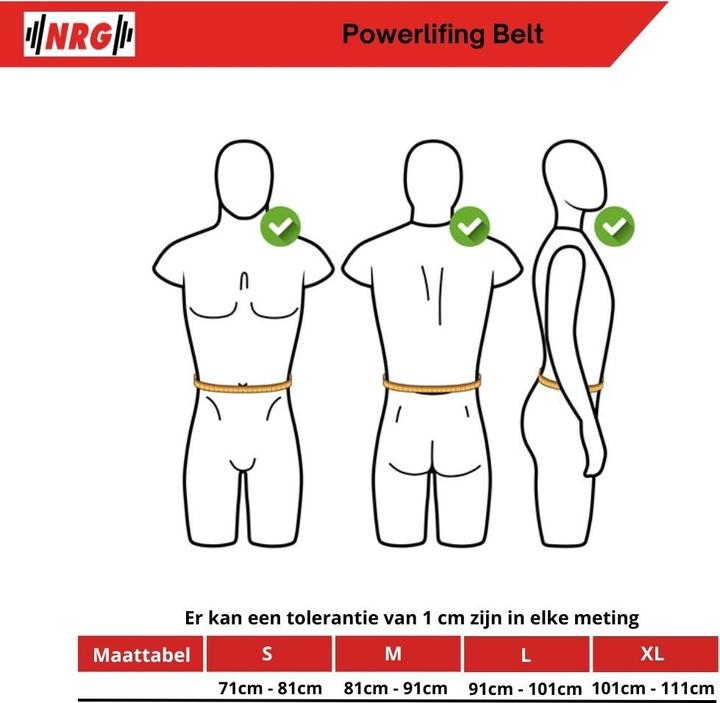 Produktbild NRG Fitness Gewichthebergürtel - Grösse: XL (XL)