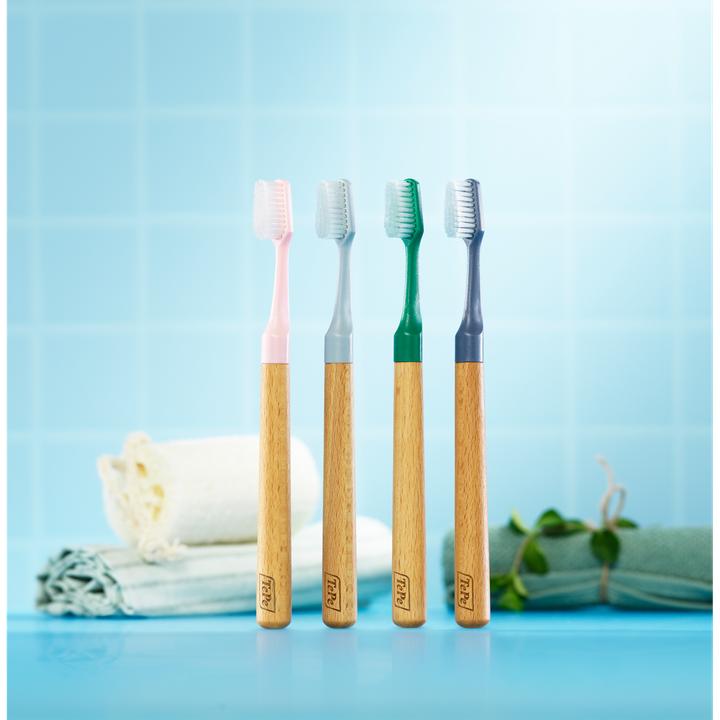 Actual product image TePe Choice toothbrush with 3 interchangeable heads (Soft, 1 x)