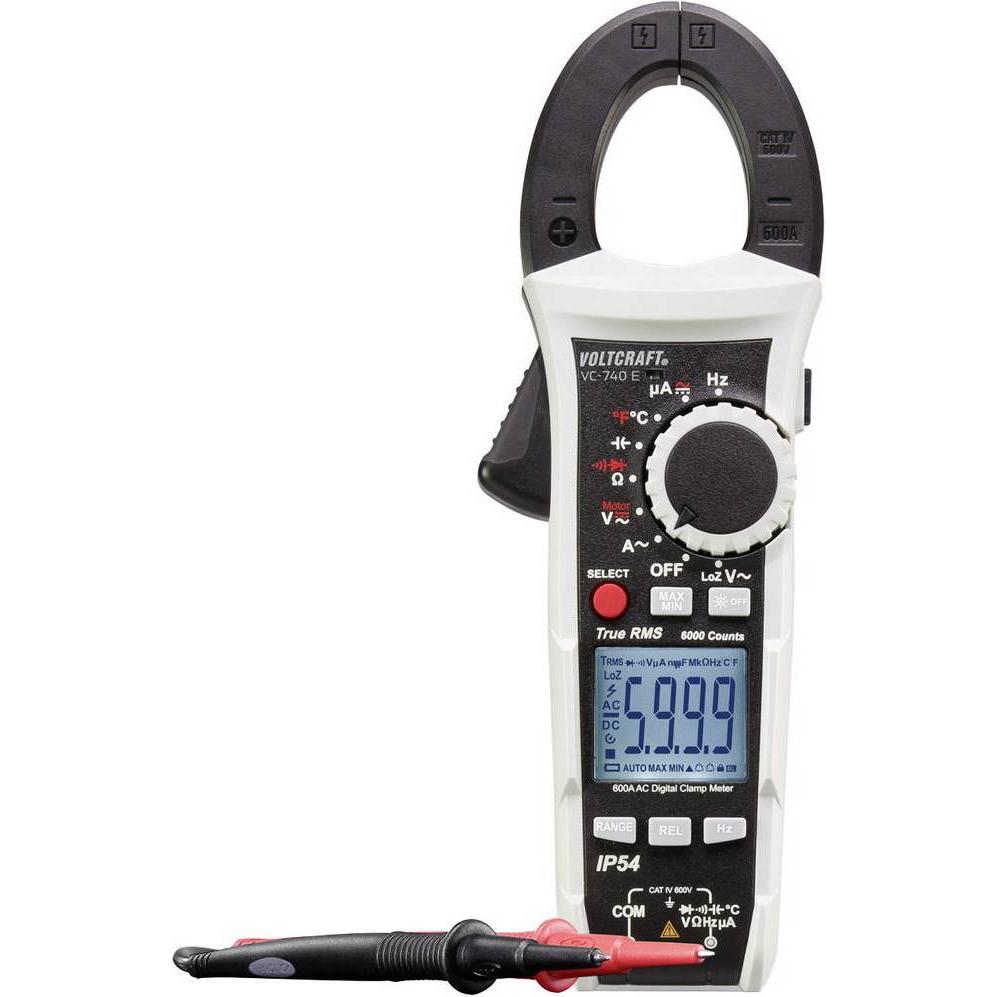Voltcraft, Multimeter, Stromzange VC 740 E (K) (CAT IV 600V)