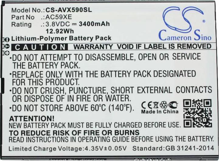 Produktbild AccuCell Akku passend für den Archos 59 Xenon Akku AC59XE