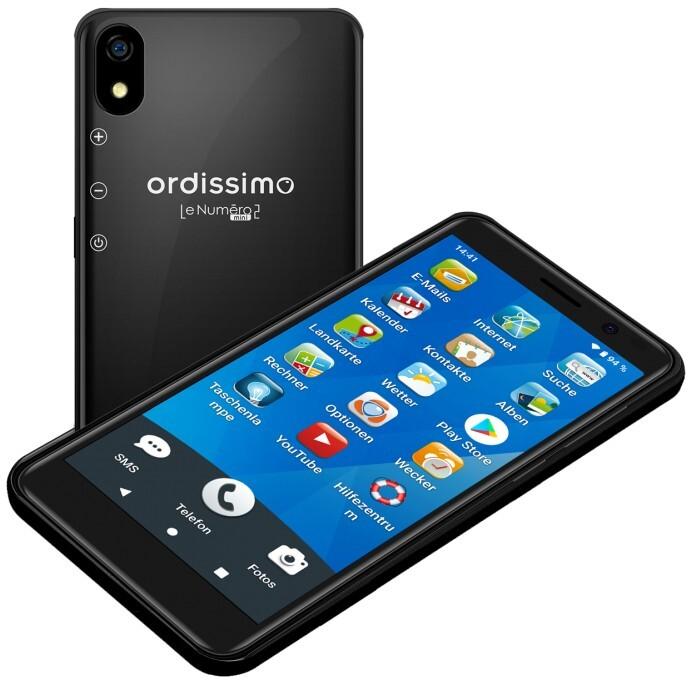 Immagine prodotto Ordissimo LeNuméro2 mini 5,45" 4G Quad-Core 32GB Dual-Sim (32 GB, Nero, 5.45", SIM singola, 4G)