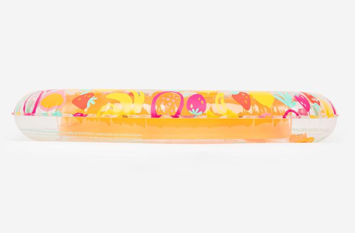 Actual product image Nabaiji Inflatable swim ring with nylon pattern