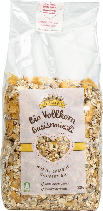 Immagine prodotto Leib und Gut Muesli di base integrale biologico 600 g (600 g)