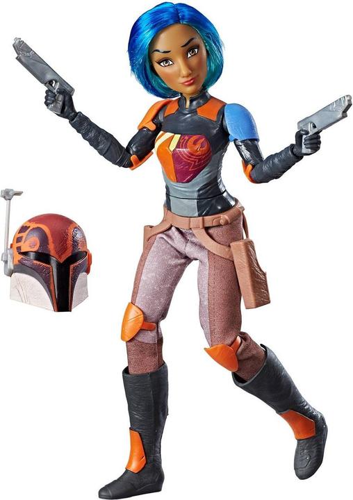 Produktbild Hasbro Star Wars Forces of Destiny Actionfigur 2017 Sabine Wren 28 cm
