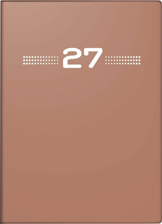 Produktbild rido/idé 7013202017 Taschenkalender Mod. perfect/Technik I 2027 A6, Kunststoff, caramel (A6)