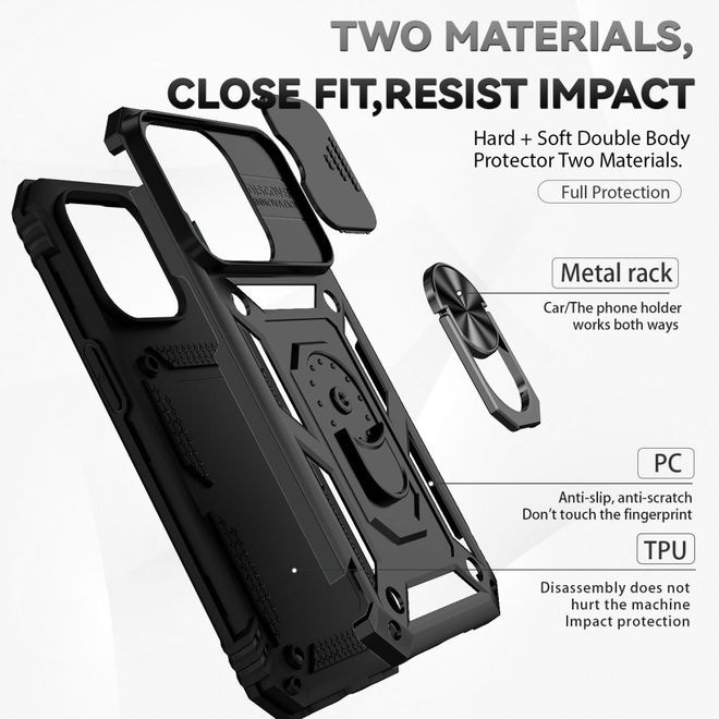 Produktbild MU Classic Kickstand Slide Cam Series (Apple iPhone 14 Pro Max)