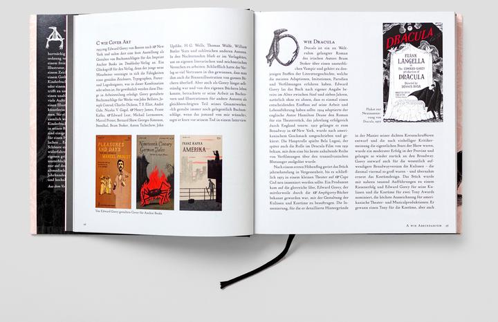 Actual product image Edward Gorey – Grossmeister des Kuriosen (German, Edward Gorey, Oliver Schmitt, Walter Moers, 2024)