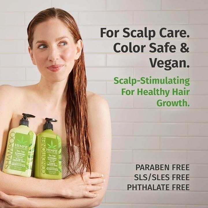 Actual product image Hempz Biotin Hair Conditioner Tea Tree & Chamomile for Scalp Care