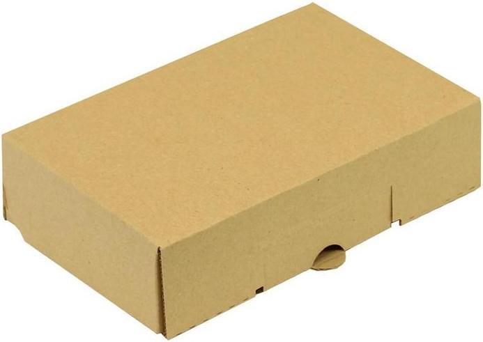 Produktbild Transpak Klappschachtel 1-wellig Masse 182x108x45mm A6 Qualität 1.3E Steckverschluss braun (25 x)