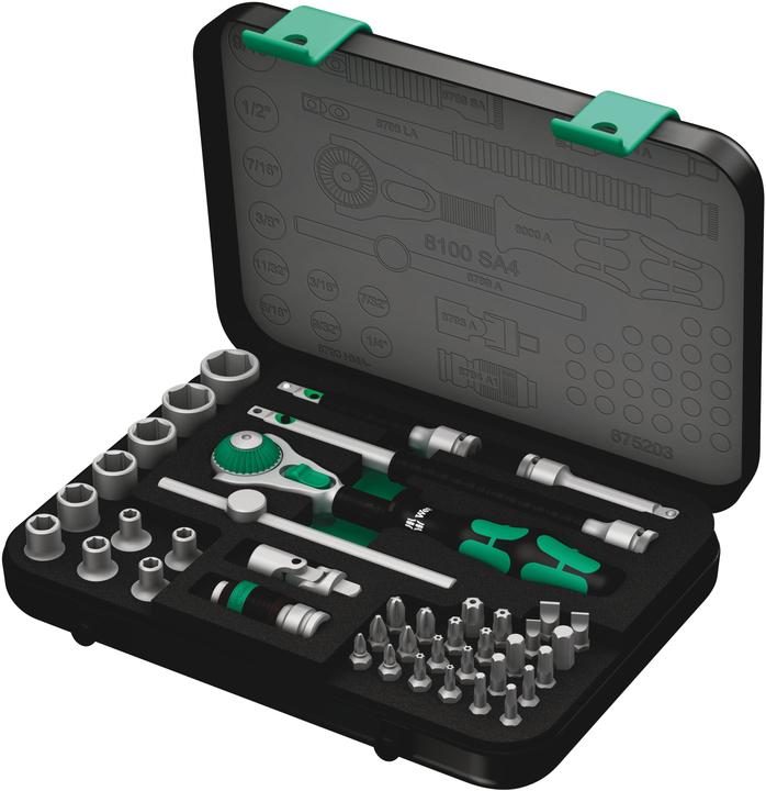 Wera 8100 SA 4 Zyklop Speed Ratchet Set