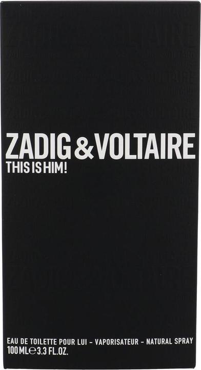 Actual product image Zadig & Voltaire This Is Him (Eau de toilette, 100 ml)