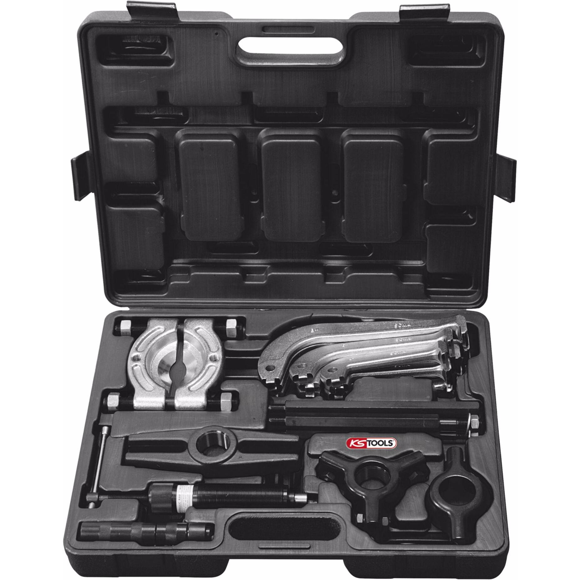 Thumbnail - KS Tools, Fahrzeug Werkzeug, Hydraulischer Abziehersatz,2-u. 3-armig,22-tlg