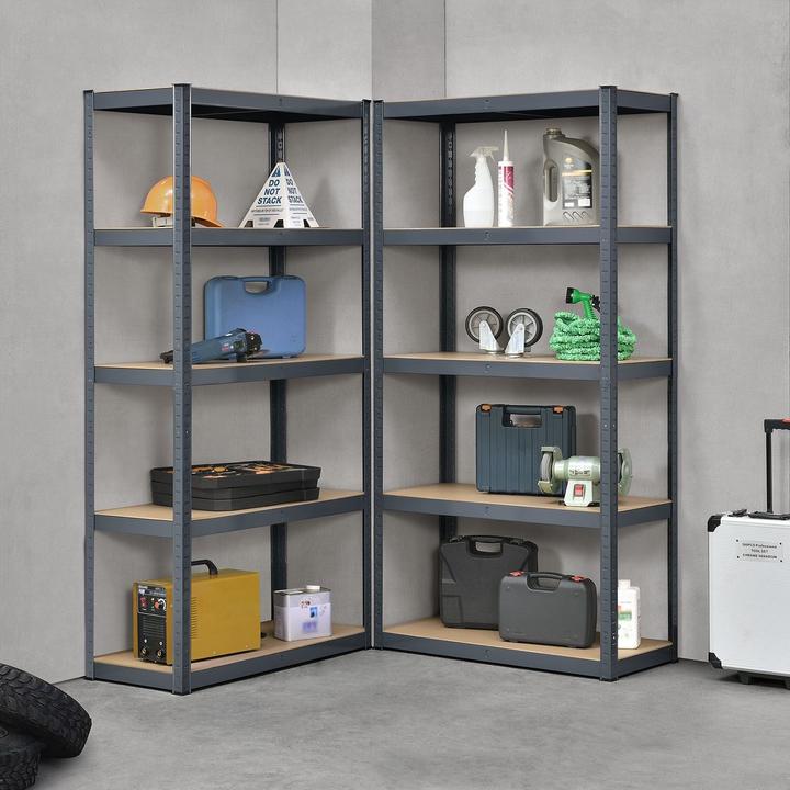 Image du produit Juskys 2er Set Lagerregal Basic