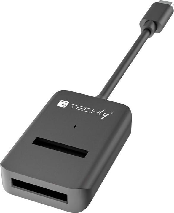 Actual product image Techly USB-C to NVMe/SATA SSD adapter (M.2 2280)