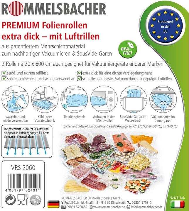 Image du produit Rommelsbacher Rouleau à vide (2 x)