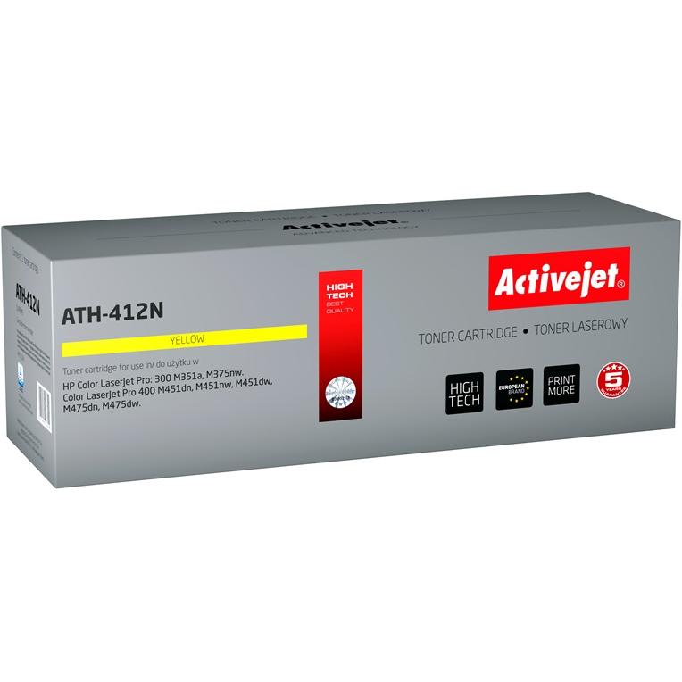 Activejet, Toner, ATH-412N Tonerkartusche (e) Kompatibel (Y)