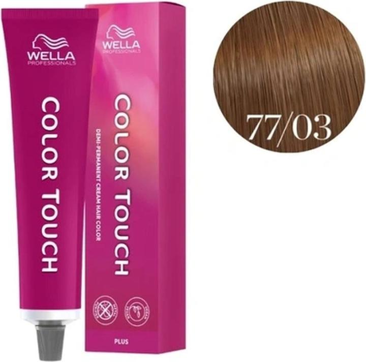 Produktbild Wella Color Touch Plus - 77/03 (77/03 mittelblond intensiv natur-gold)