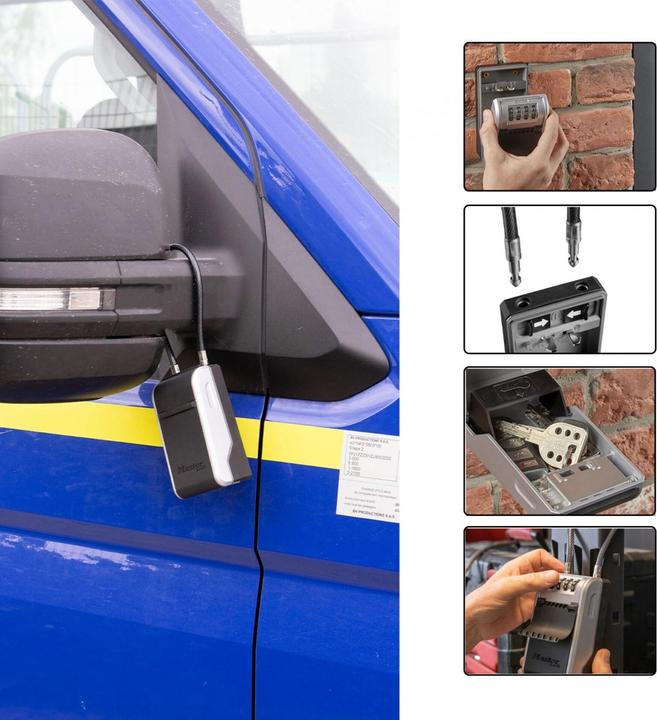 Immagine prodotto Master Lock Cassetta portachiavi con staffa rimovibile 5482EURD