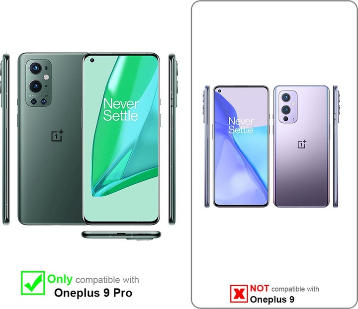 Produktbild Cadorabo Book Smart View Spiegel Cover (OnePlus 9 Pro)