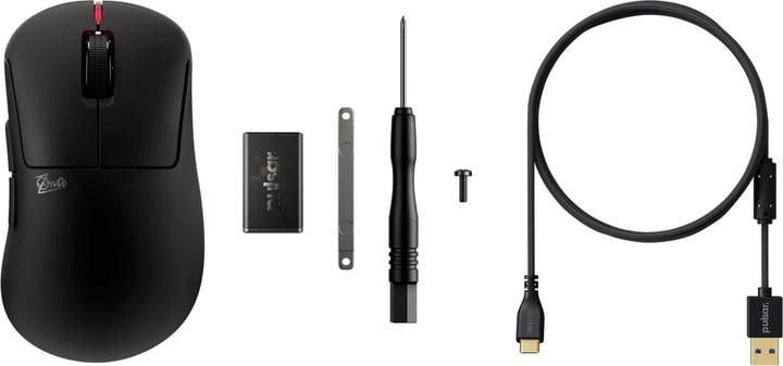 Actual product image Pulsar ZywOo The Chosen Medium Wireless - Gaming Mus - Optisk - 5 knapper - Sort (Wireless)