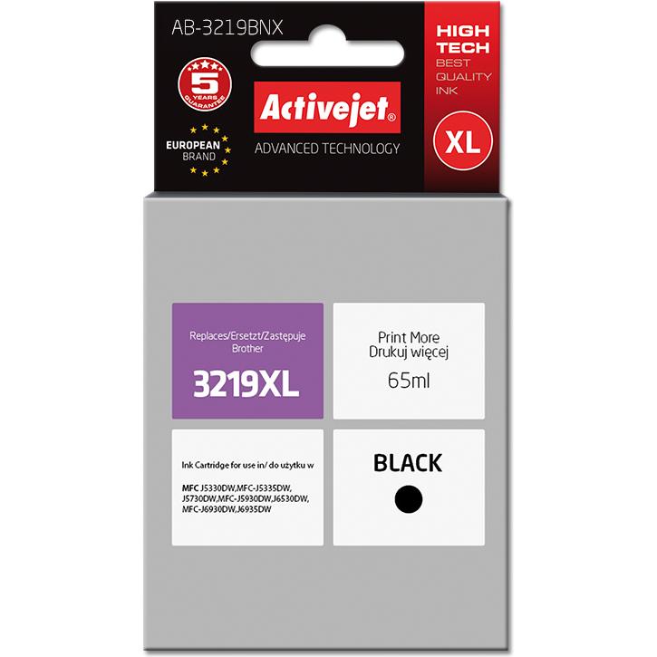 Activejet, Druckerpatrone, AB-3219BNX Druckerpatrone (e) Kompatibel Hohe (XL-) Ausbeute (BK)