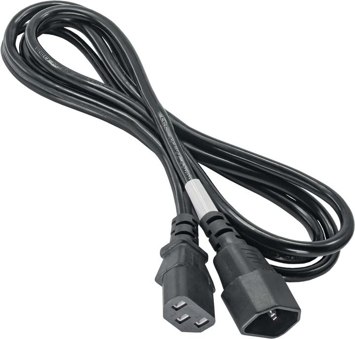 Actual product image Akyga AK PC di extension power cable, per PC, stampante, Schermi NERO IEC C13 (1.80 m)