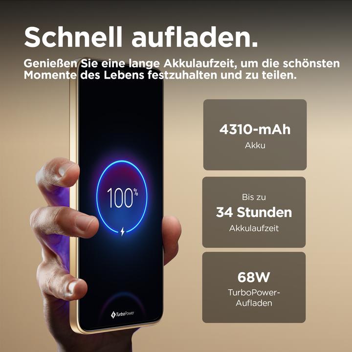 Actual product image Motorola Edge 50 Neo (512 GB, PANTONE Latte, 6.34", Dual SIM, 5G)
