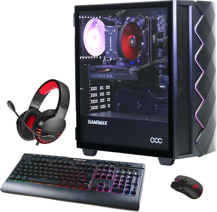 GameMax Diamond BK 7394 i5-14400F 32GB 1TB SSD RTX 4070 (1000 GB, 32 GB, Intel Core i5-14400F, GeForce RTX 4070)