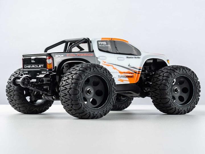 Productafbeelding FMS FMT24 Chevrolet COLORADO 1:24 wit - RTR 2,4GHz (RTR Gereed voor gebruik)