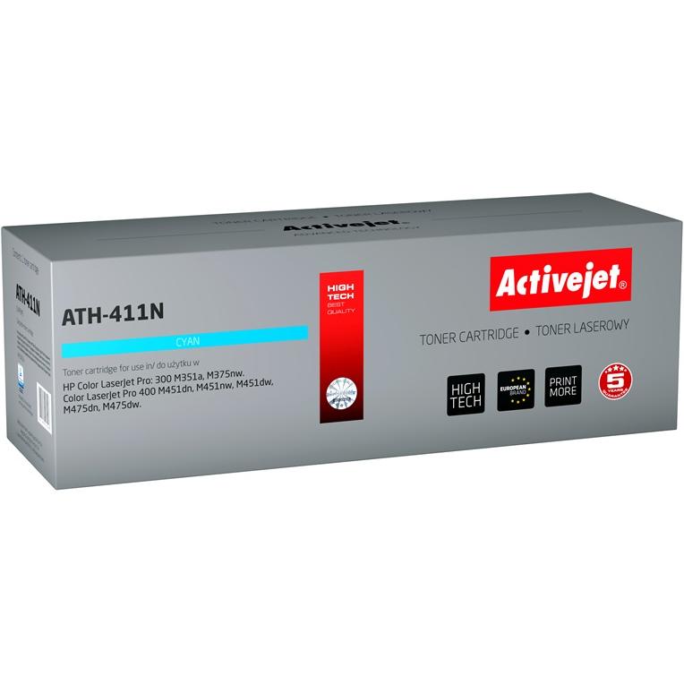 Activejet, Toner, ATH-411N Tonerkartusche (e) Kompatibel (C)