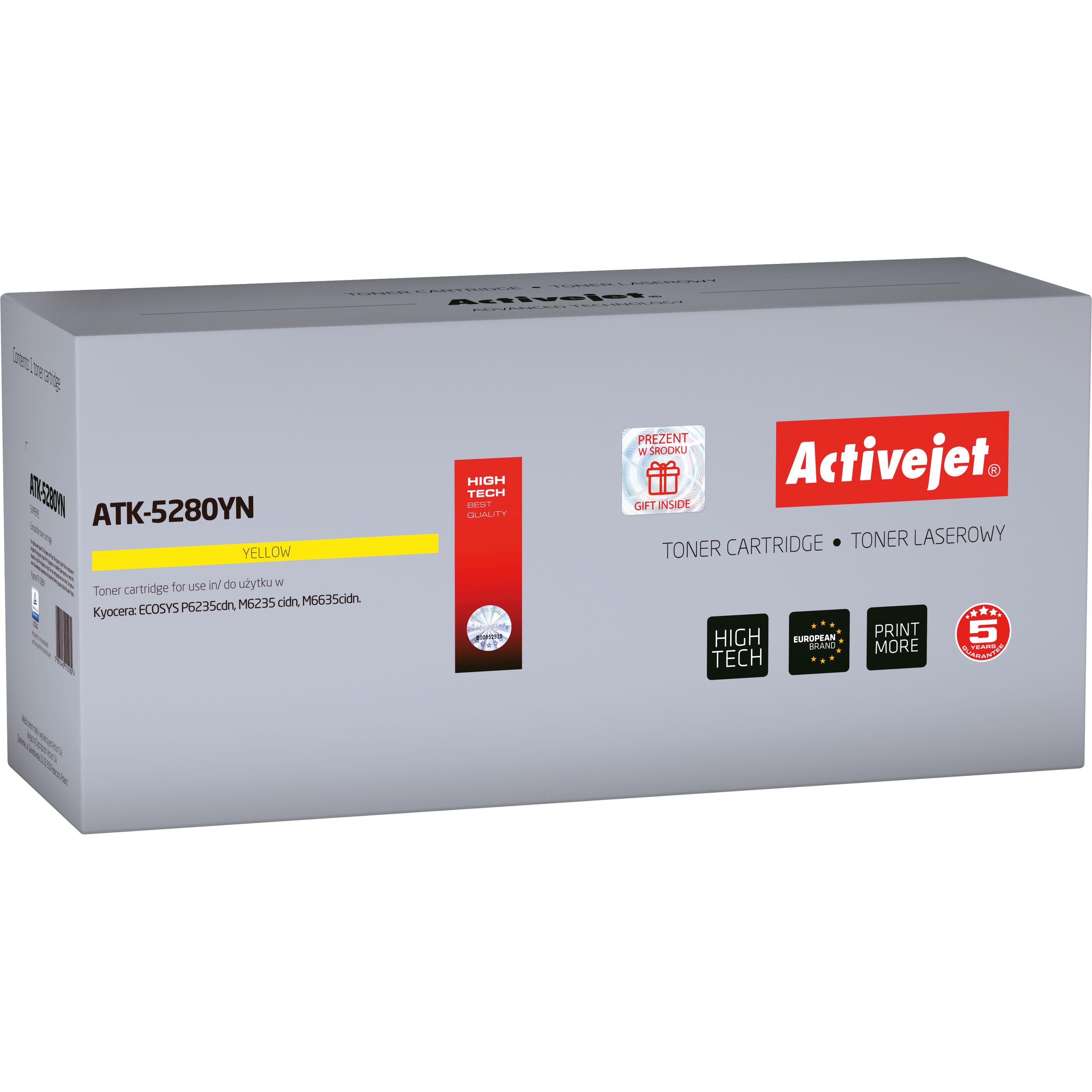Activejet, Toner, ATK-5280YN (Y)