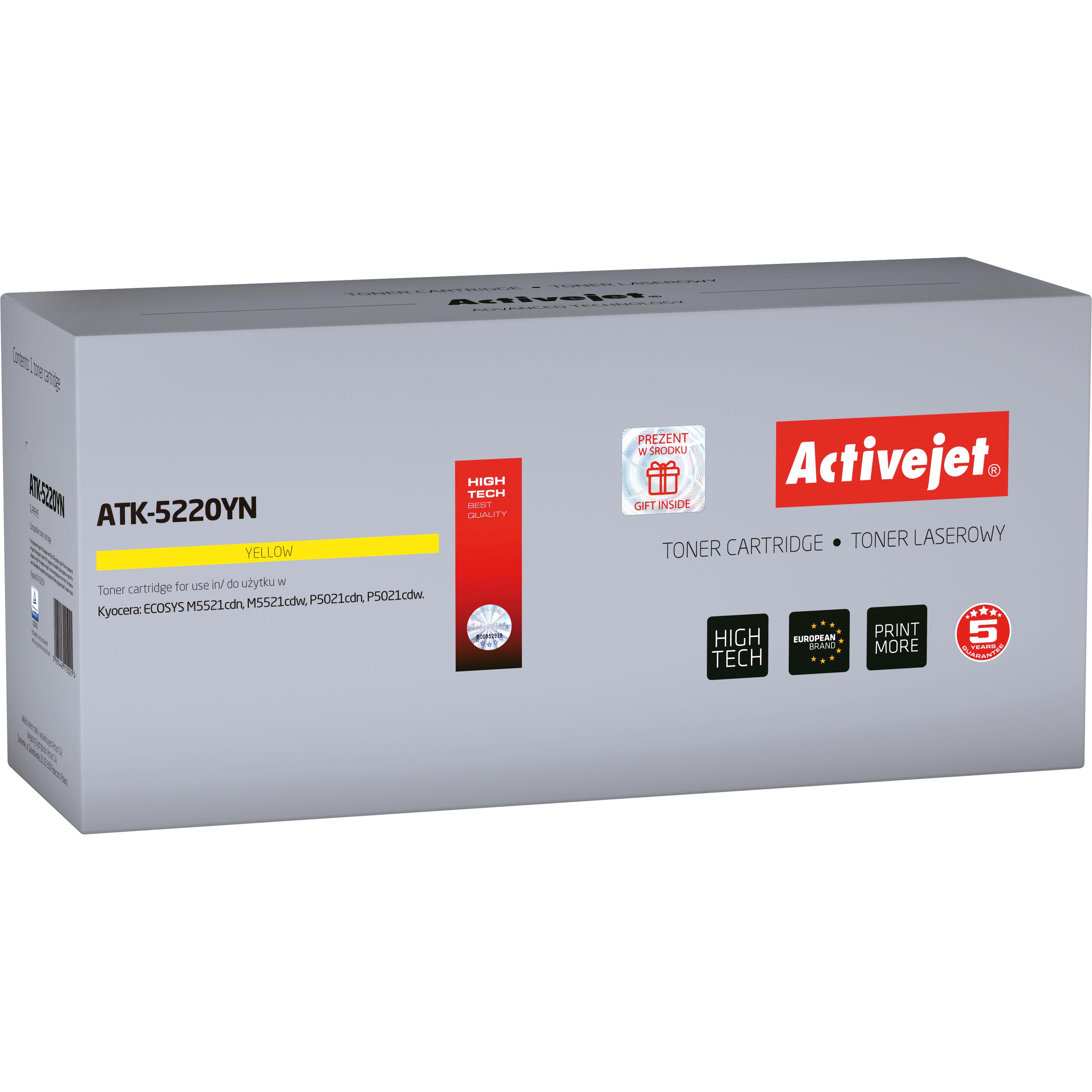 Activejet, Toner, ATK-5220YN (Y)