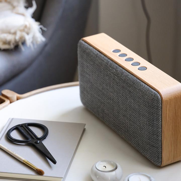 Produktbild SackIT Move Wood - Bluetooth Højtaler - Natural Oak