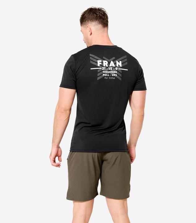 Produktbild Domyos Men's Slim-Fit Breathable Cross Training T-Shirt - Black (XL)