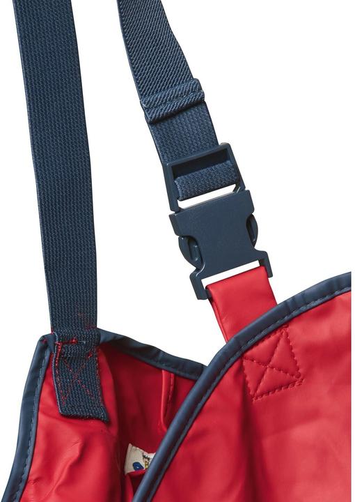 Actual product image Playshoes Rain dungarees red (98)