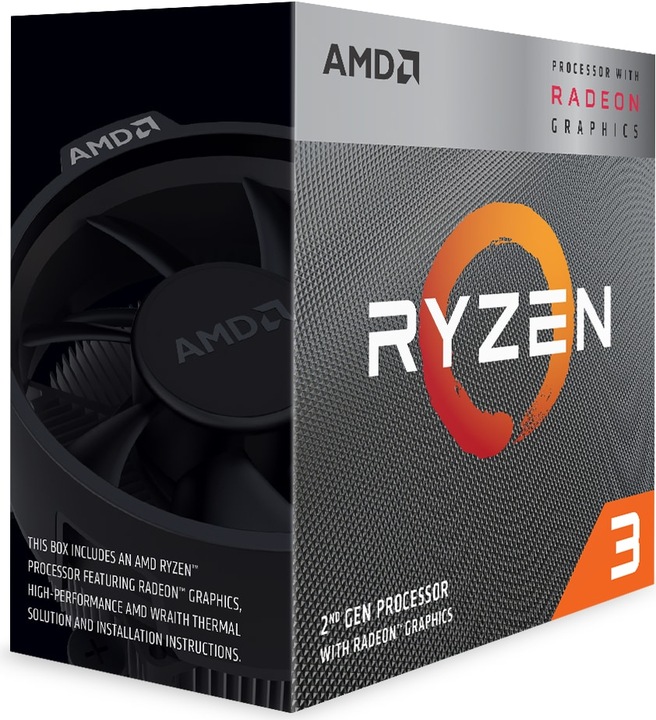 Produktbild AMD Ryzen 3 3200G (AM4, 3.60 GHz, 4 -Core)
