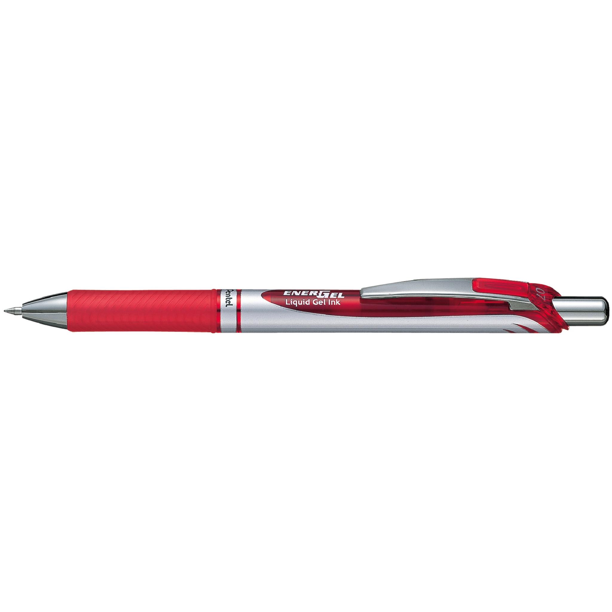 Pentel, Schreibstifte, EnerGel Xm (Rot, Silber, 1 x)