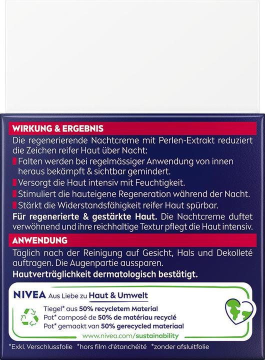 Immagine prodotto NIVEA Vital Anti-Age Regenerierende Nachtcreme (50 ml, Crema notte)