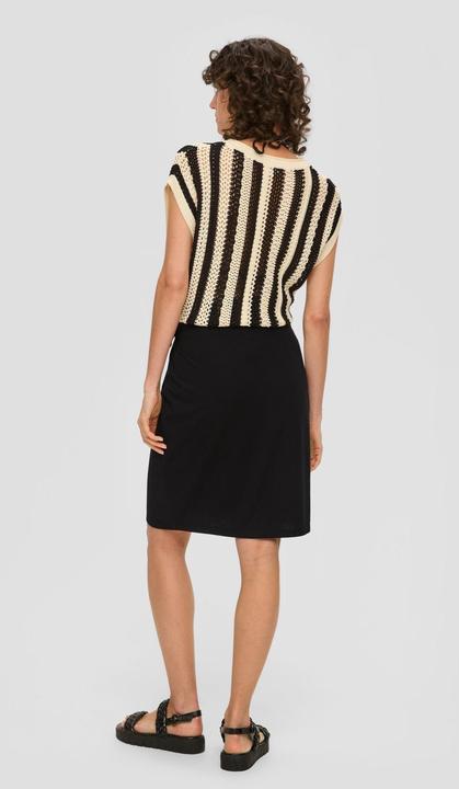 Produktbild S.Oliver Rock Enganliegender Jerseyrock in Wickeloptik mit elastischem Bund (32)