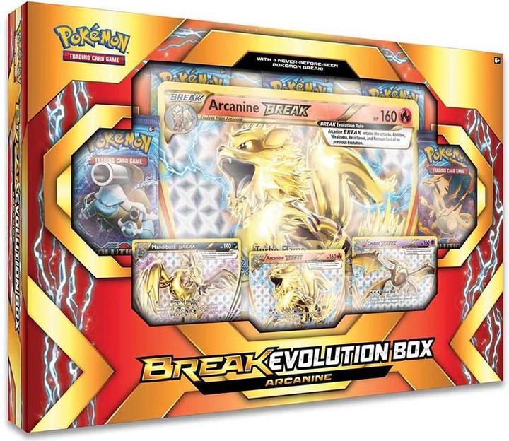 Actual product image Pokémon Arcanine Break Evolution Box (English, Booster Pack)