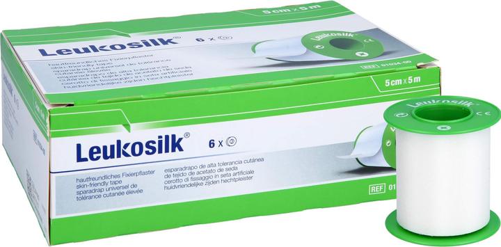Produktbild BSN LEUKOSILK 5MX5CM, 6 St PFL (6 x)