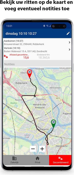 Actual product image Nedsoft RittenRegistratie Plus
