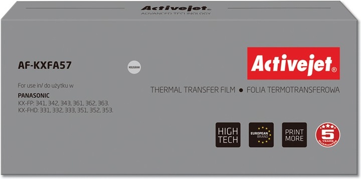 Actual product image Activejet AF-KXFA57 Fax Accessories Fax Ribbon (e)
