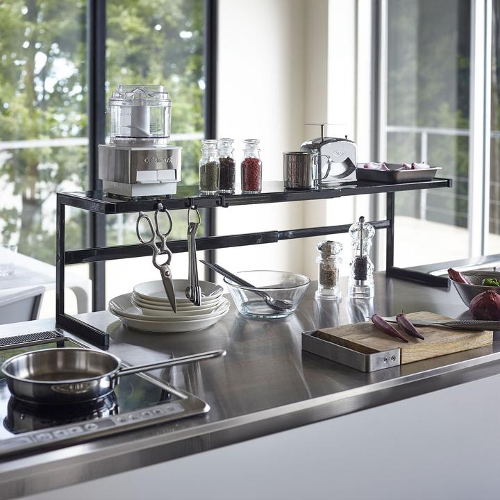 Actual product image Yamazaki Tower kitchen shelf